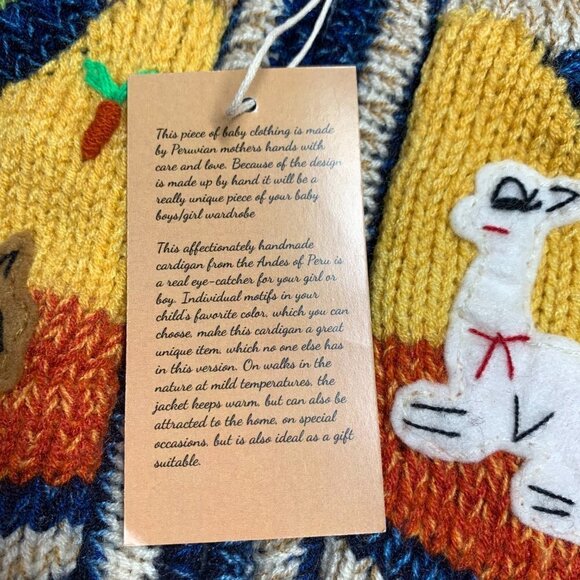 Peruvian Handmade Sweater - Picture 4 of 5